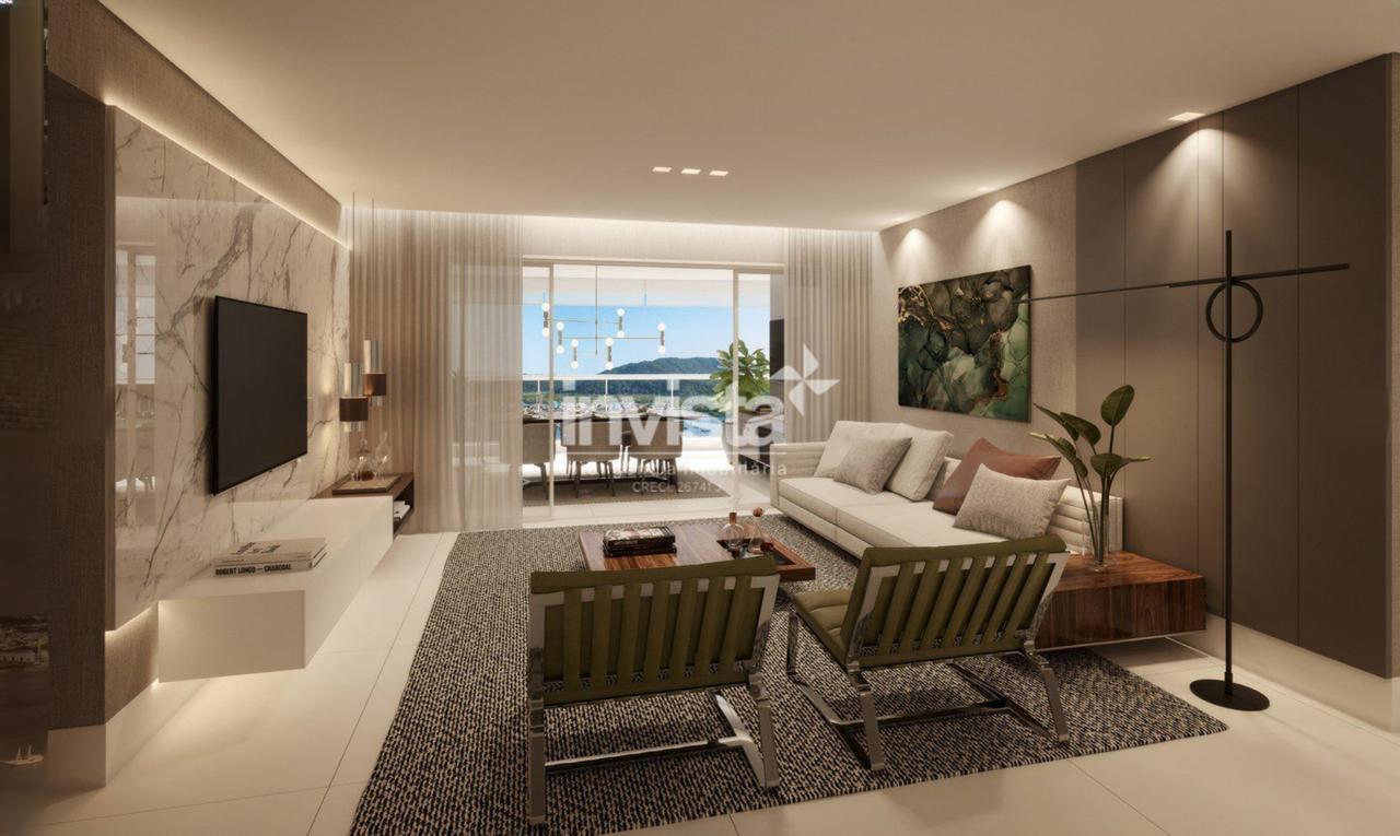 C&oacute;digo: 40331 R$ 2.800.000,00 Apartamento &agrave; venda no bairro Ponta da Praia 163 m&sup2; 3 quartos 3 vagas - Santos