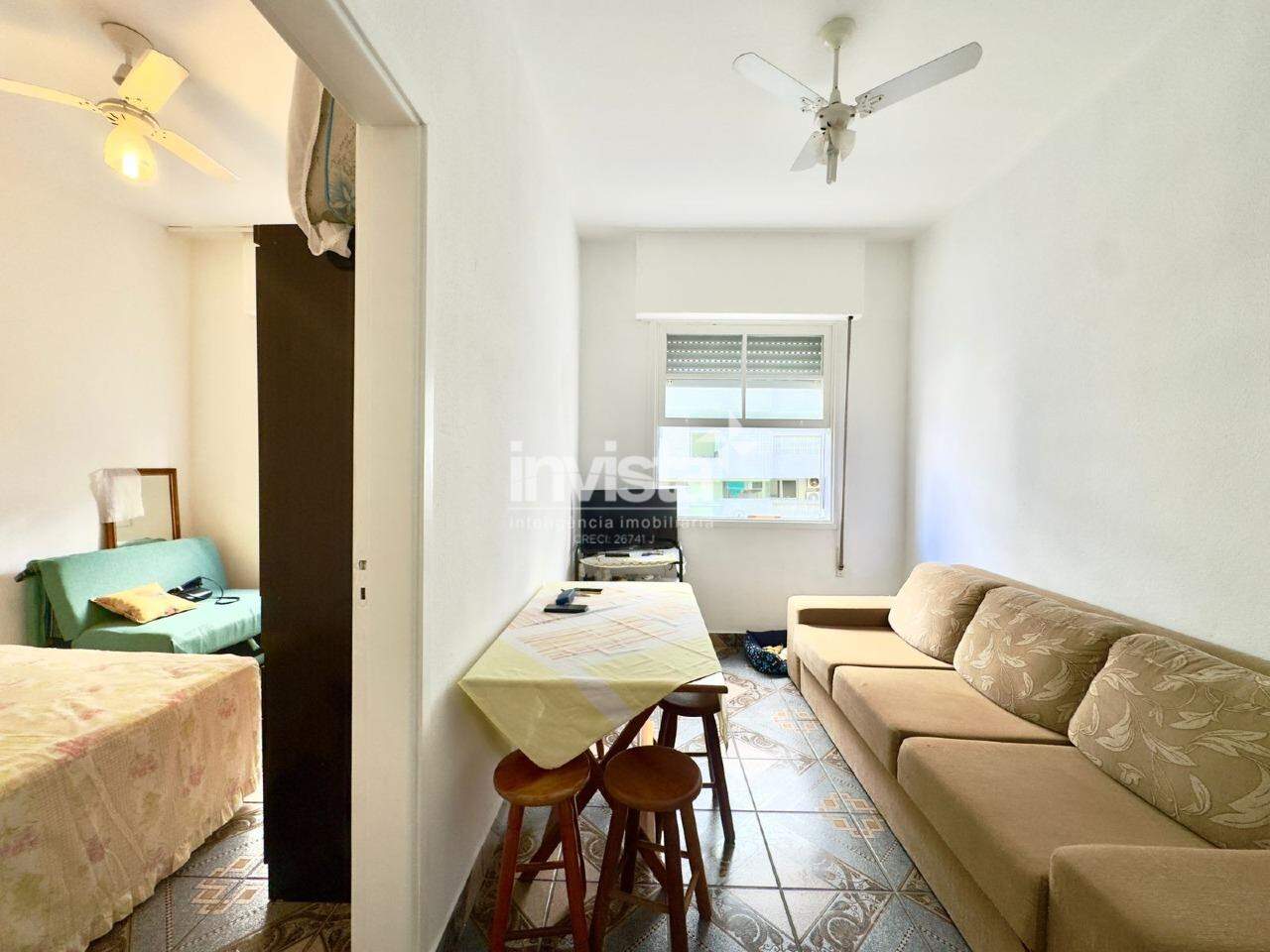 C&oacute;digo: 40517 R$ 320.000,00 Apartamento &agrave; venda no bairro Embar&eacute; 38 m&sup2; 1 quarto 1 vaga - Santos