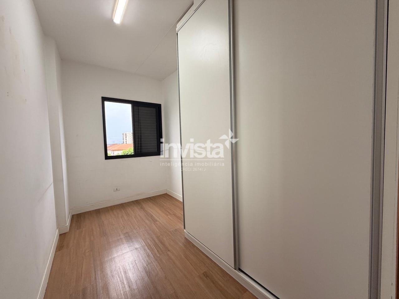 Apartamento mobiliado em Embar&eacute;, Santos &ndash; 57 m&sup2;,2 Dormit&oacute;rios , 2 banheiros, varanda, 1 vaga - Santos