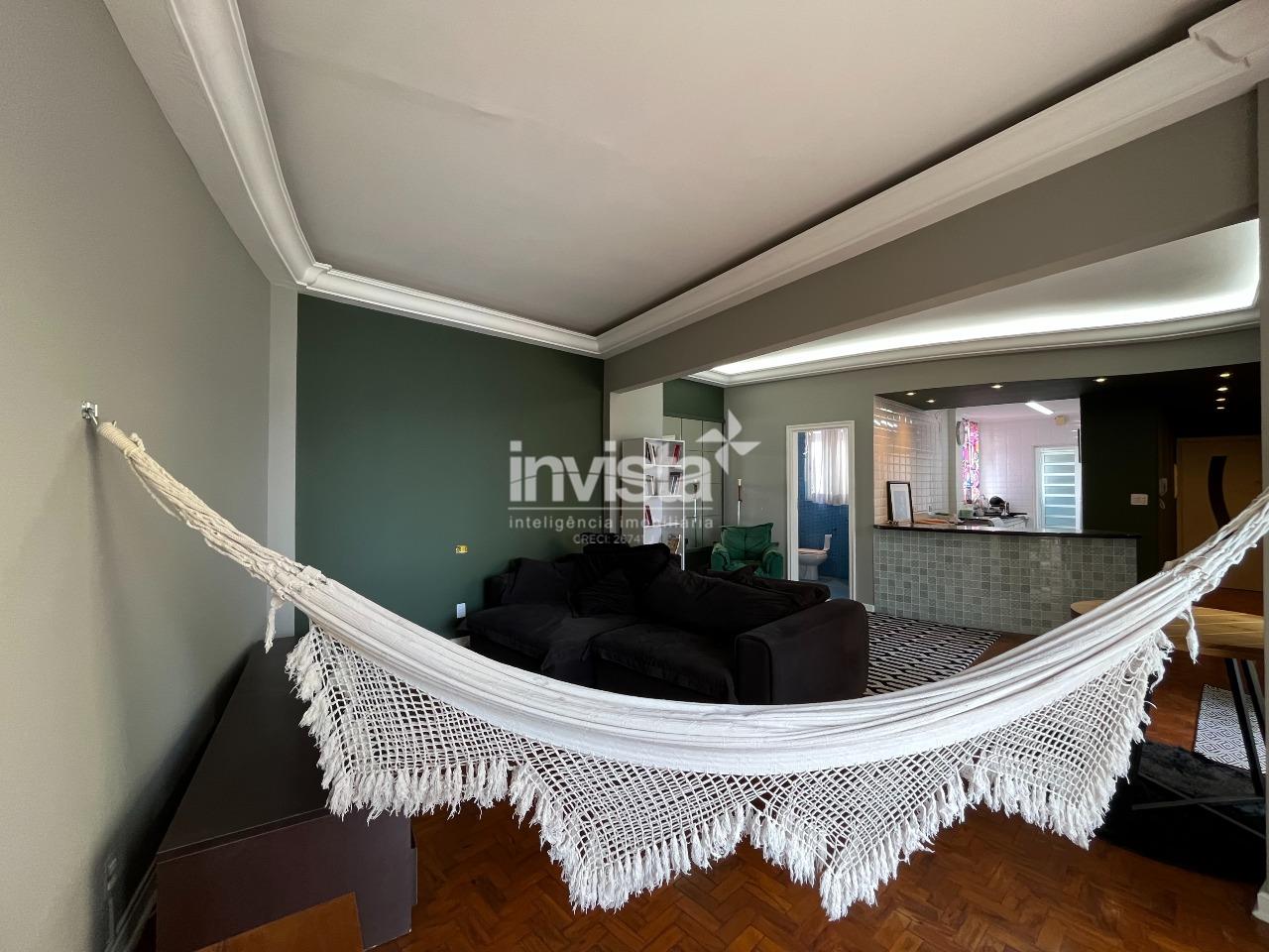 Apartamento 110 m&sup2; com 1 su&iacute;te, Vista ao Mar &ndash; Ponta da Praia, Santos - Santos