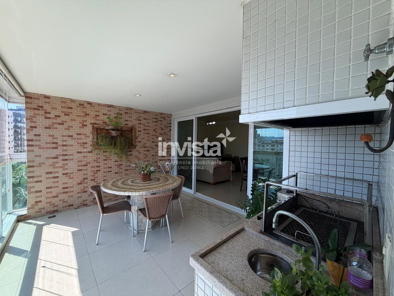 C&oacute;digo: 40543 R$ 1.700.000,00 Apartamento &agrave; venda no bairro Boqueir&atilde;o 125 m&sup2; 3 quartos 2 vagas - Santos