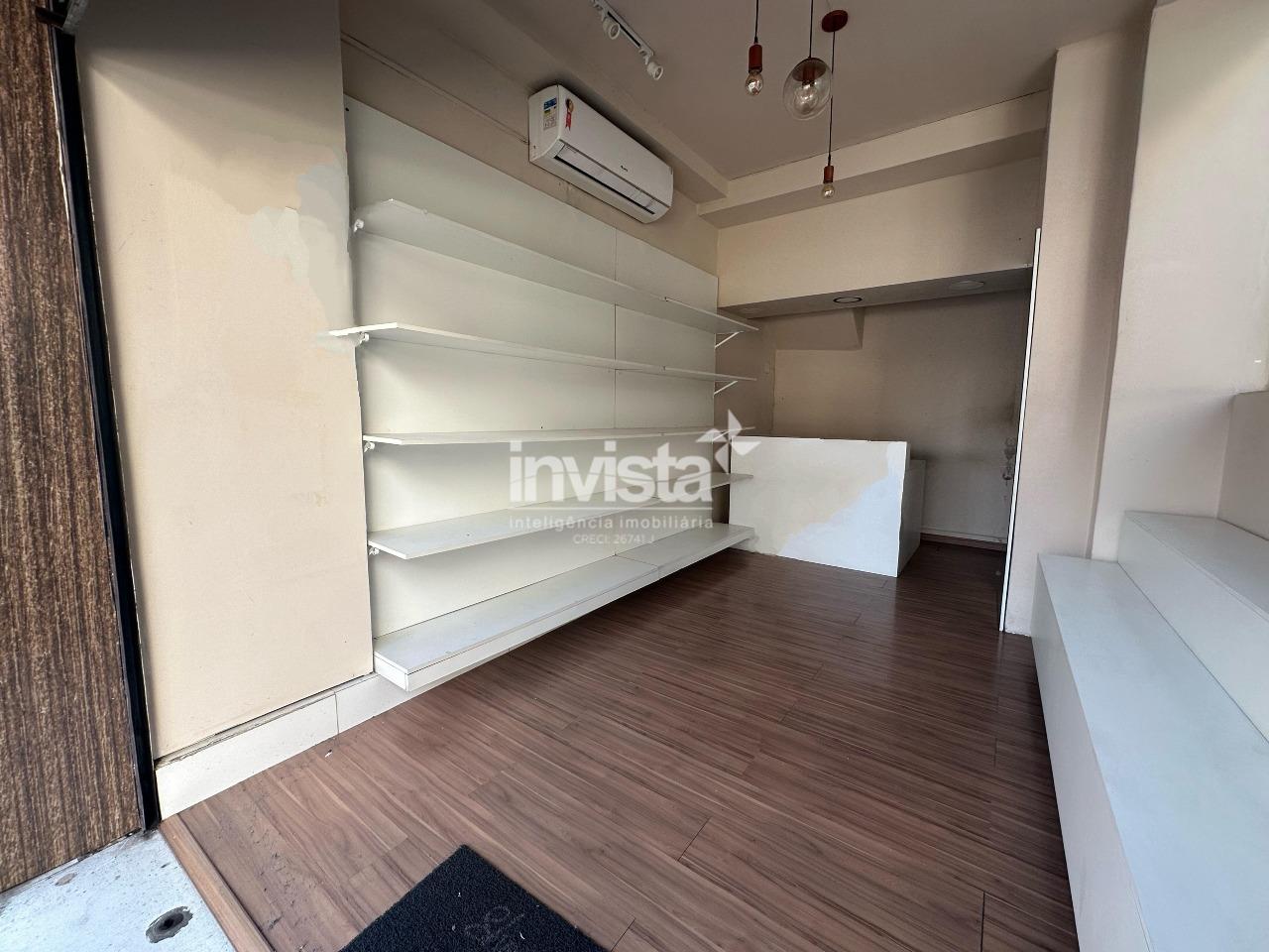 Ponto Comercial para Alugar &ndash; Loja 45m&sup2;, no Gonzaga em Santos/SP - Santos