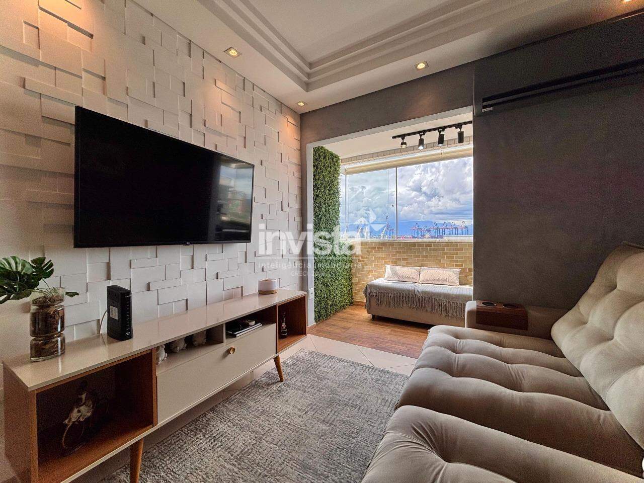 C&oacute;digo: 40662 R$ 579.000,00 Apartamento &agrave; venda no bairro Ponta da Praia 63 m&sup2; 2 quartos 1 vaga - Santos