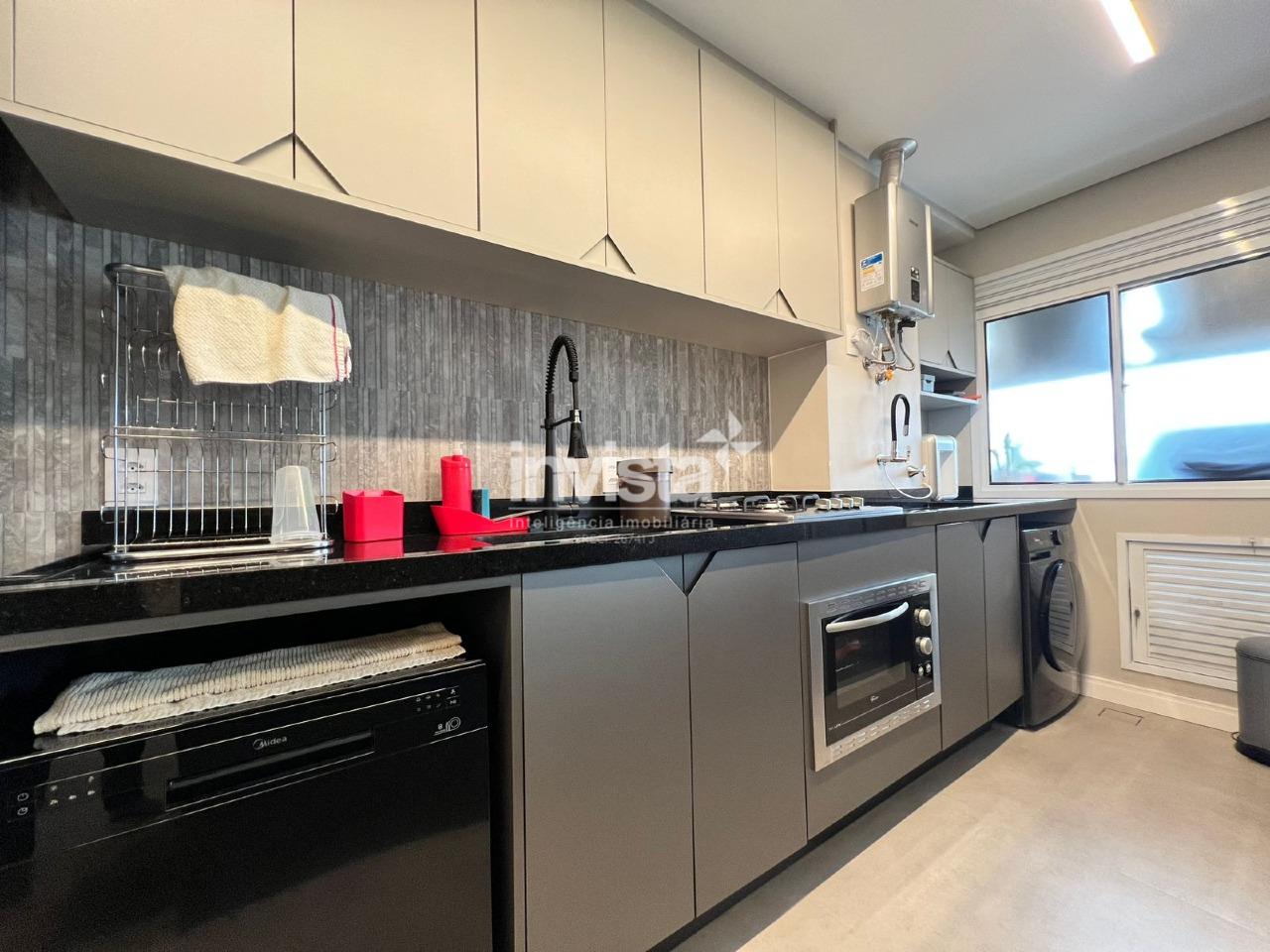 Apartamento a venda no bairro Marap&eacute; - Santos