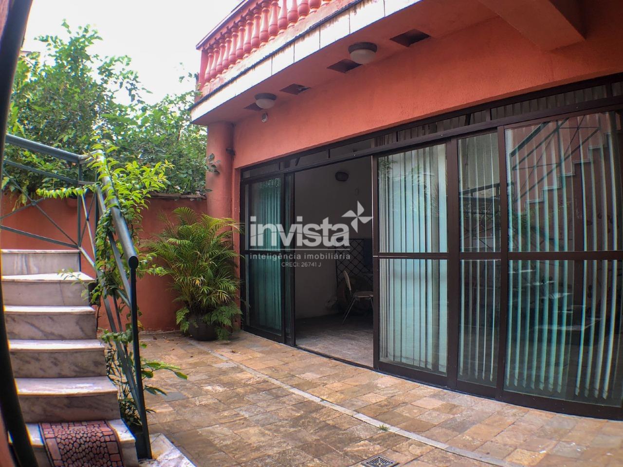 C&oacute;digo: 40745 R$ 15.000,00 Casa para alugar no bairro Boqueir&atilde;o 205 m&sup2; 0 quartos 6 vagas - Santos
