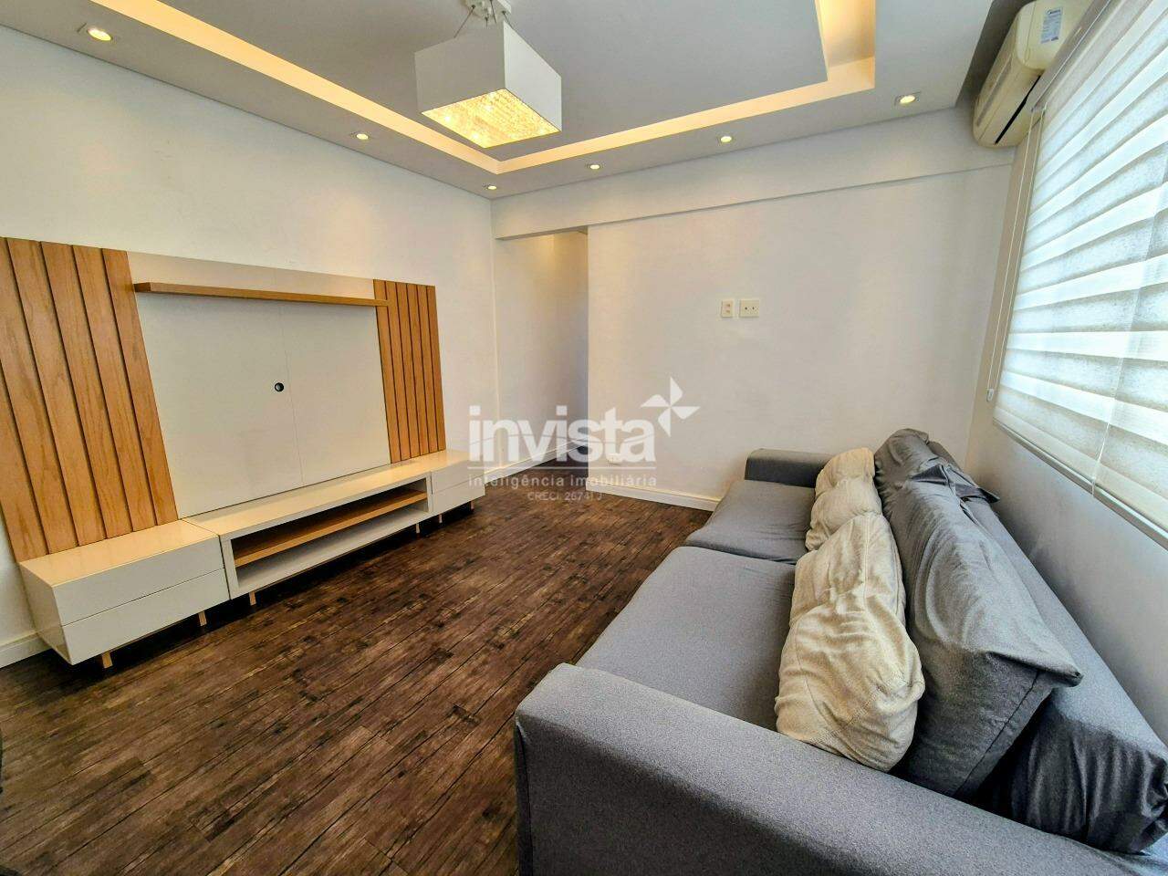 C&oacute;digo: 40759 R$ 3.700,00 Apartamento para alugar no bairro Vila Mathias 68 m&sup2; 2 quartos 1 vaga - Santos