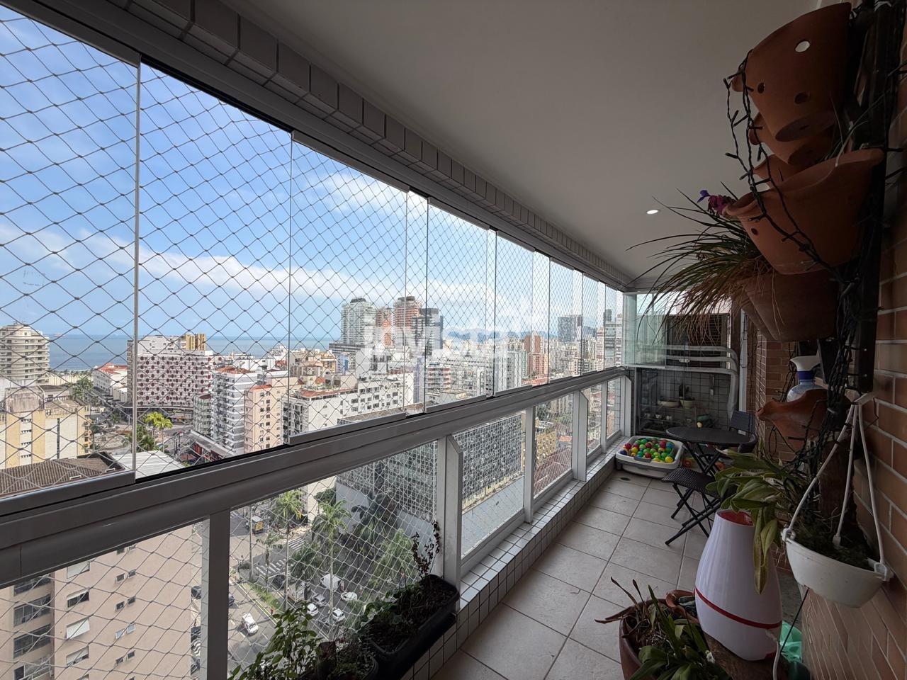 C&oacute;digo: 40774 R$ 1.200.000,00 Apartamento &agrave; venda no bairro Gonzaga 95 m&sup2; 2 quartos 2 vagas - Santos