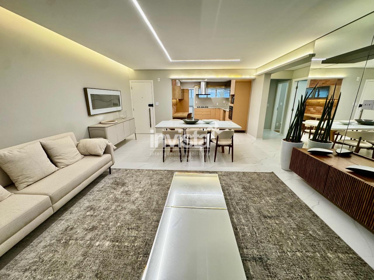 C&oacute;digo: 40781 R$ 2.190.000,00 Apartamento &agrave; venda no bairro Boqueir&atilde;o 150 m&sup2; 3 quartos 2 vagas - Santos