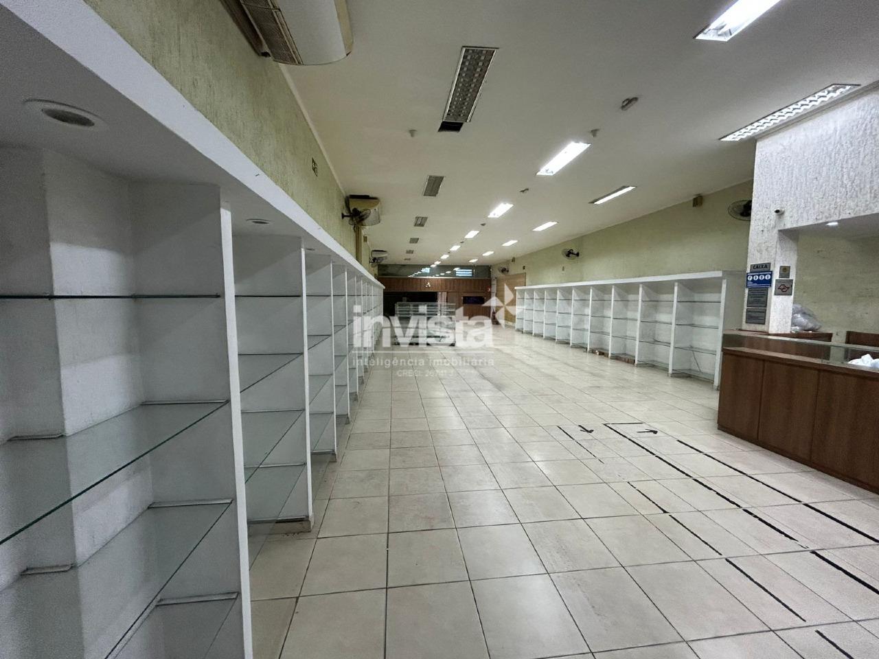 C&oacute;digo: 40789 R$ 8.000,00 Loja para alugar no bairro PAQUET&Aacute; 300 m&sup2; 0 quartos 0 vagas - Santos