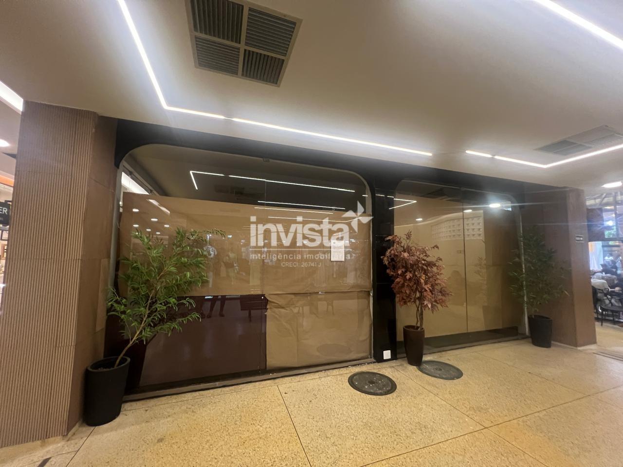 C&oacute;digo: 40790 R$ 8.000,00 Loja para alugar no bairro Gonzaga 70 m&sup2; 0 quartos 0 vagas - Santos