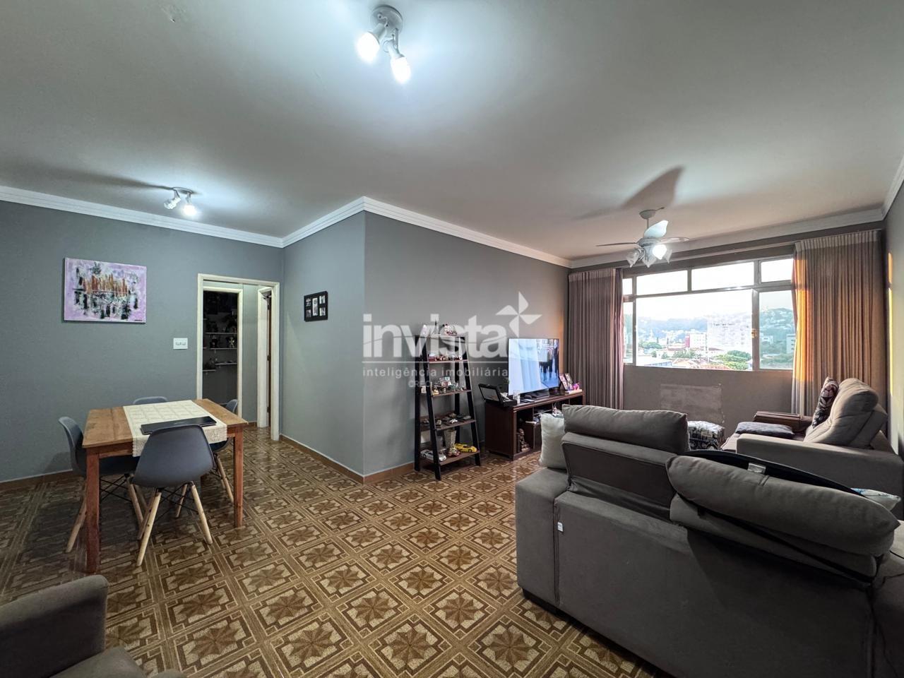 C&oacute;digo: 40791 R$ 560.000,00 Apartamento &agrave; venda no bairro Campo Grande 105 m&sup2; 2 quartos 1 vaga - Santos