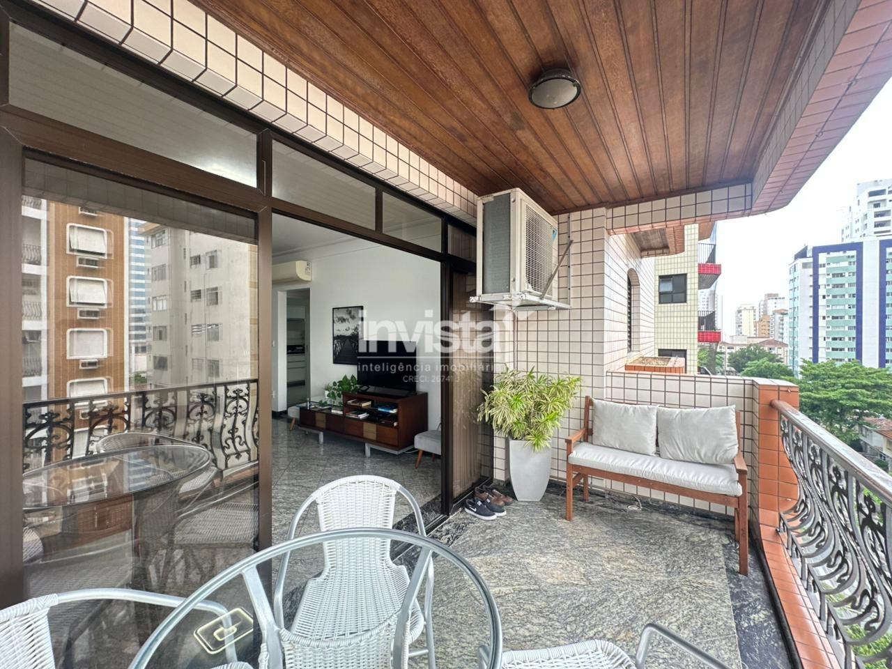 C&oacute;digo: 40812 R$ 1.200.000,00 Apartamento &agrave; venda no bairro Aparecida 133 m&sup2; 3 quartos 2 vagas - Santos