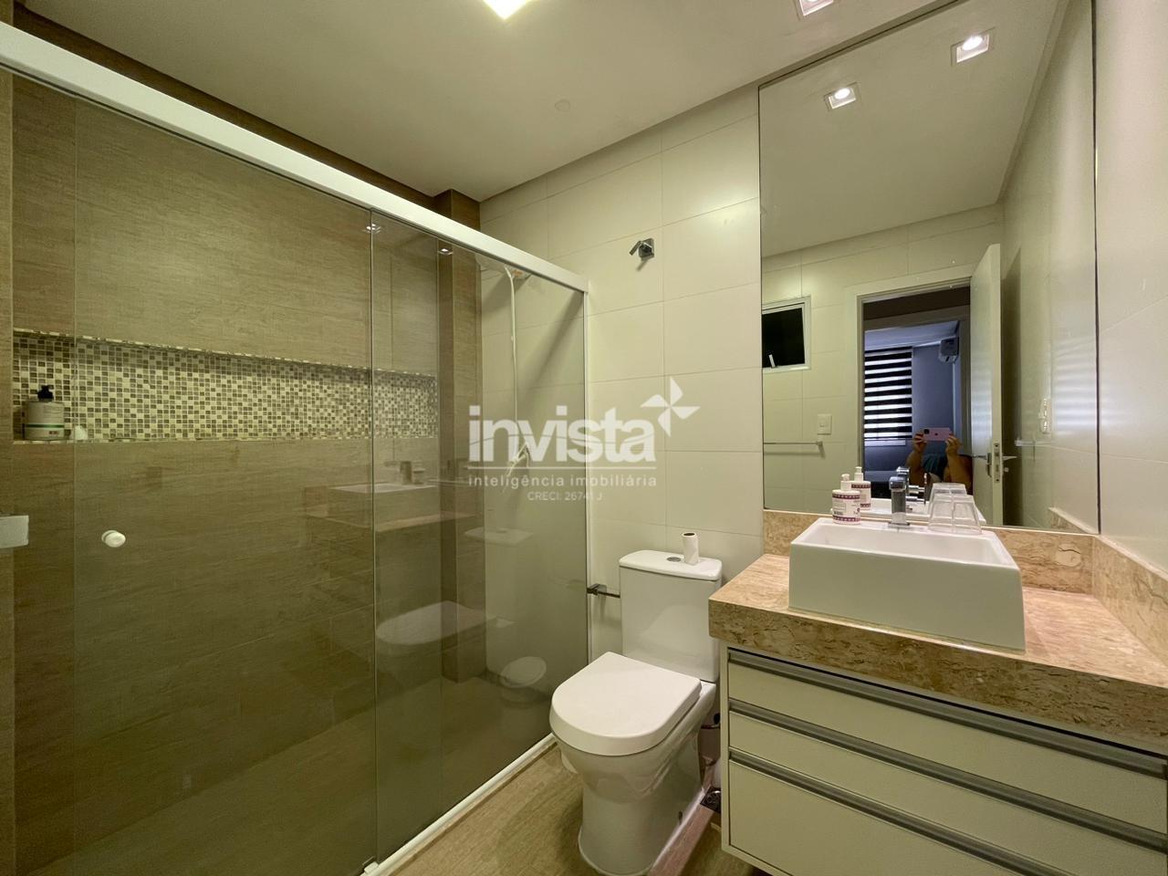 Apartamento para aluguel no bairro Pomp&eacute;ia - Santos