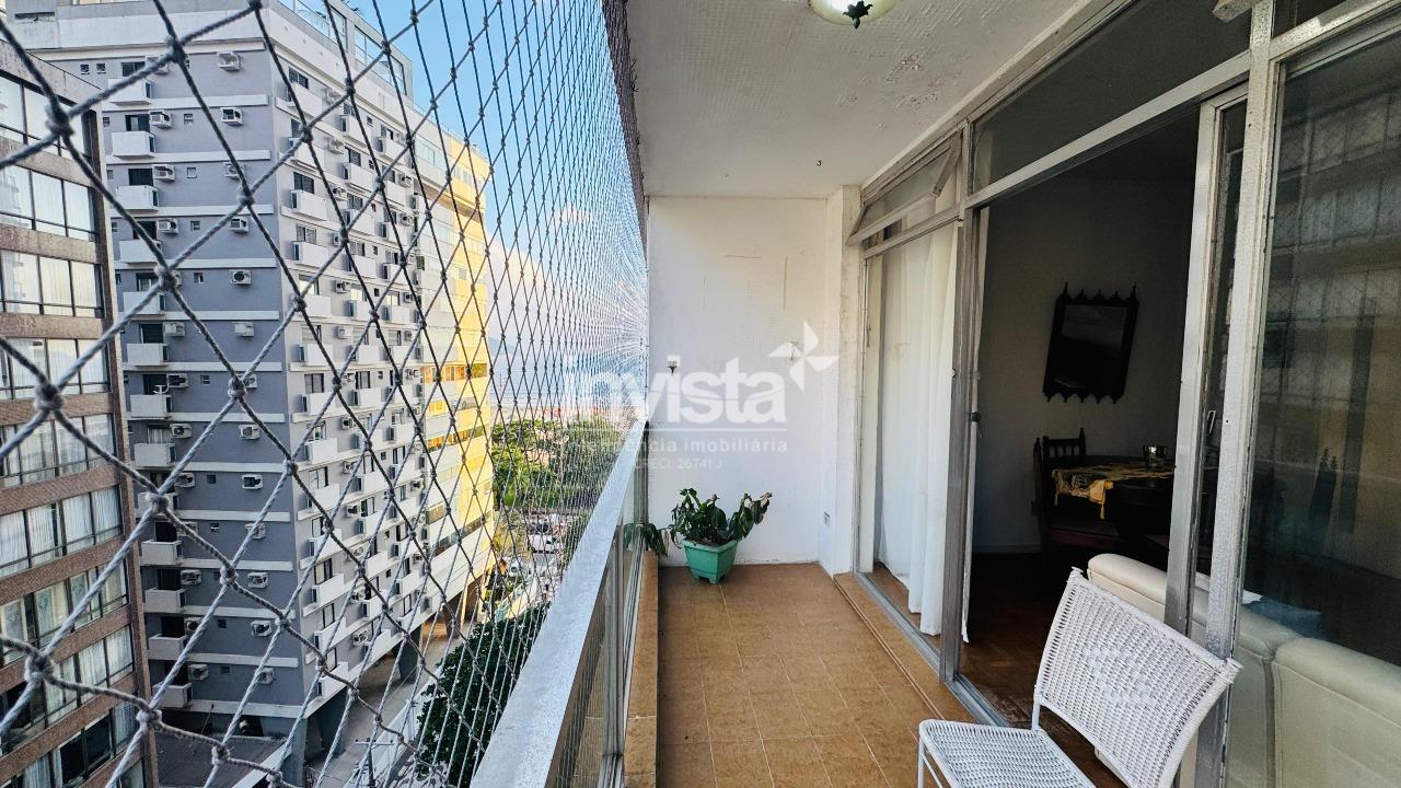 C&oacute;digo: 40818 R$ 3.700,00 Apartamento para alugar no bairro Gonzaga 112 m&sup2; 2 quartos 1 vaga - Santos