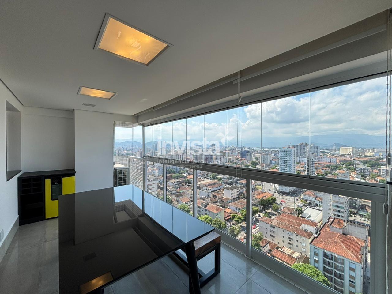 Apartamento para aluguel no bairro Embar&eacute; - Santos