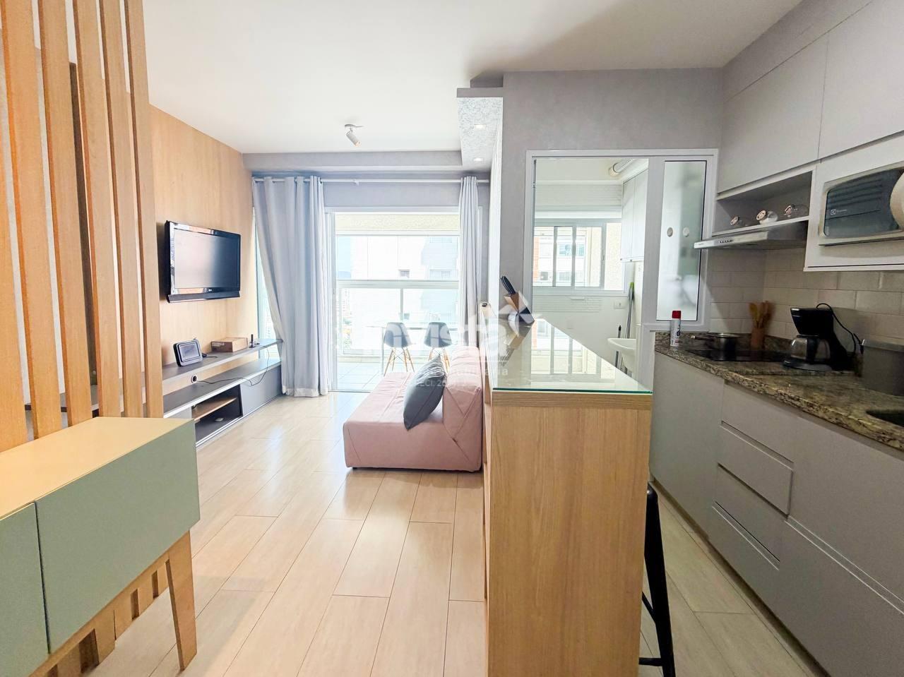 C&oacute;digo: 40826 R$ 695.000,00 Apartamento &agrave; venda no bairro Ponta da Praia 50 m&sup2; 1 quarto 1 vaga - Santos