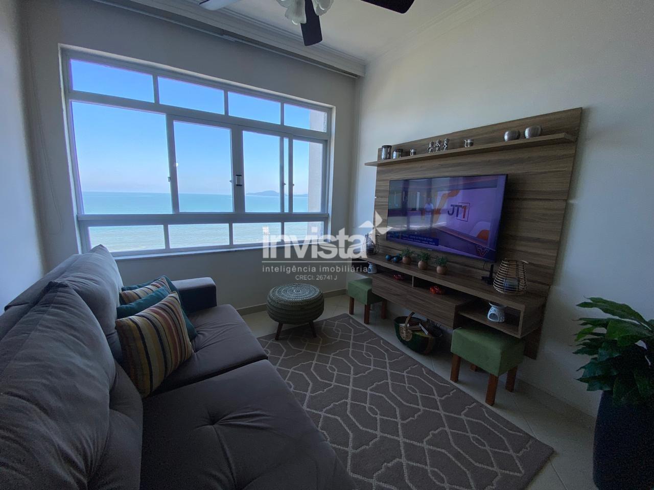 C&oacute;digo: 40827 R$ 6.000,00 Apartamento para alugar no bairro Boqueir&atilde;o 88 m&sup2; 2 quartos 0 vagas - Santos