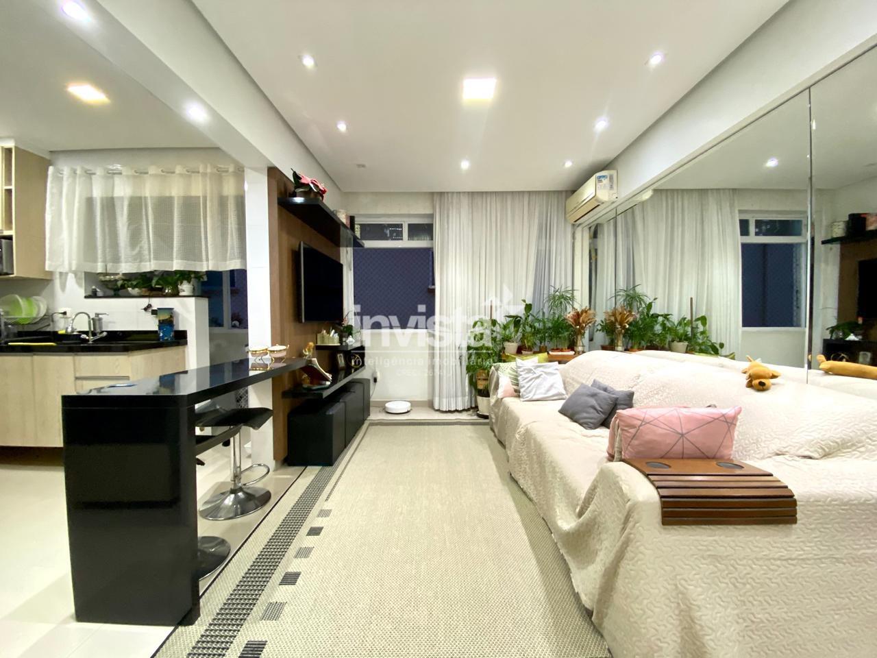 C&oacute;digo: 40836 R$ 480.000,00 Apartamento &agrave; venda no bairro Boqueir&atilde;o 75 m&sup2; 2 quartos 1 vaga - Santos