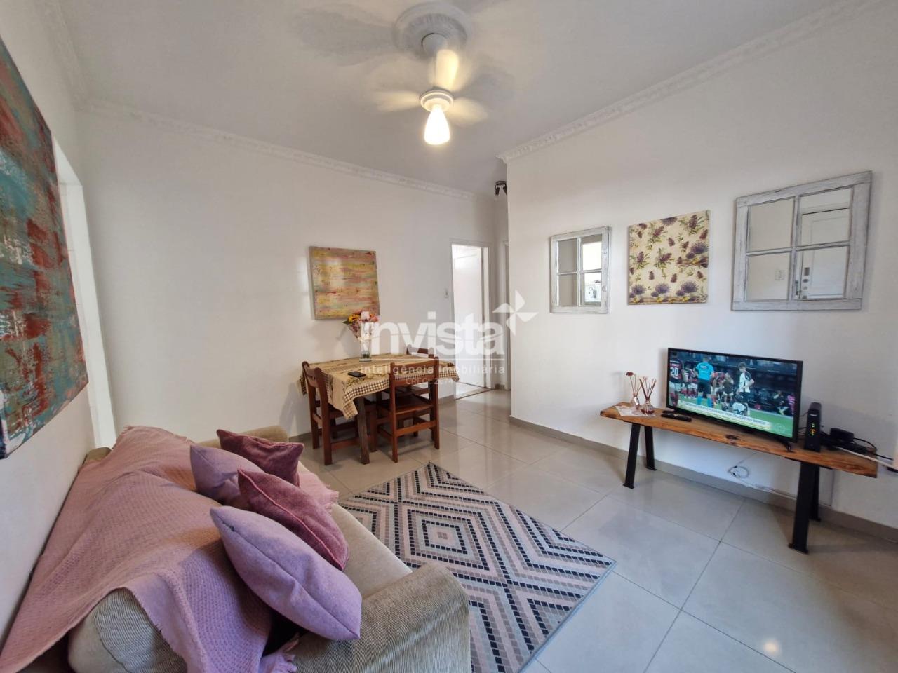 C&oacute;digo: 40863 R$ 450.000,00 Apartamento &agrave; venda no bairro Boqueir&atilde;o 75 m&sup2; 2 quartos 1 vaga - Santos