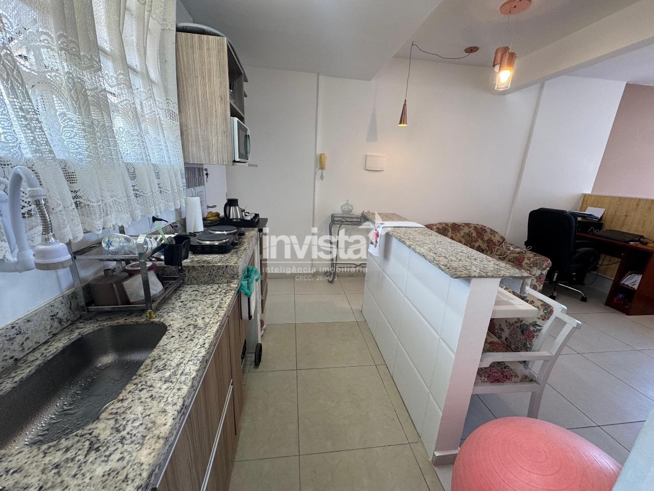 Studio Frente com Vista para o Mar em Santos (Jos&eacute; Menino) - Santos