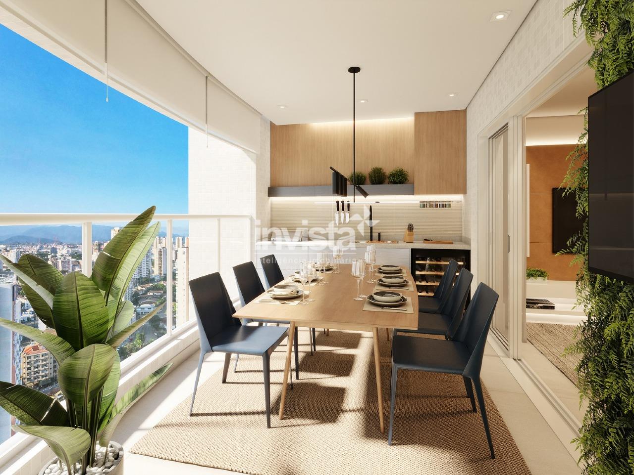 C&oacute;digo: 40885 R$ 1.720.000,00 Apartamento &agrave; venda no bairro Ponta da Praia 113 m&sup2; 2 quartos 2 vagas - Santos