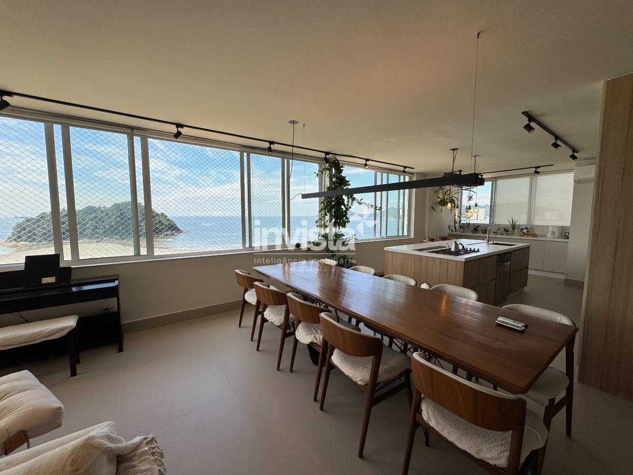 C&oacute;digo: 4109 R$ 2.200.000,00 Apartamento &agrave; venda no bairro Jos&eacute; Menino 190 m&sup2; 4 quartos 1 vaga - Santos