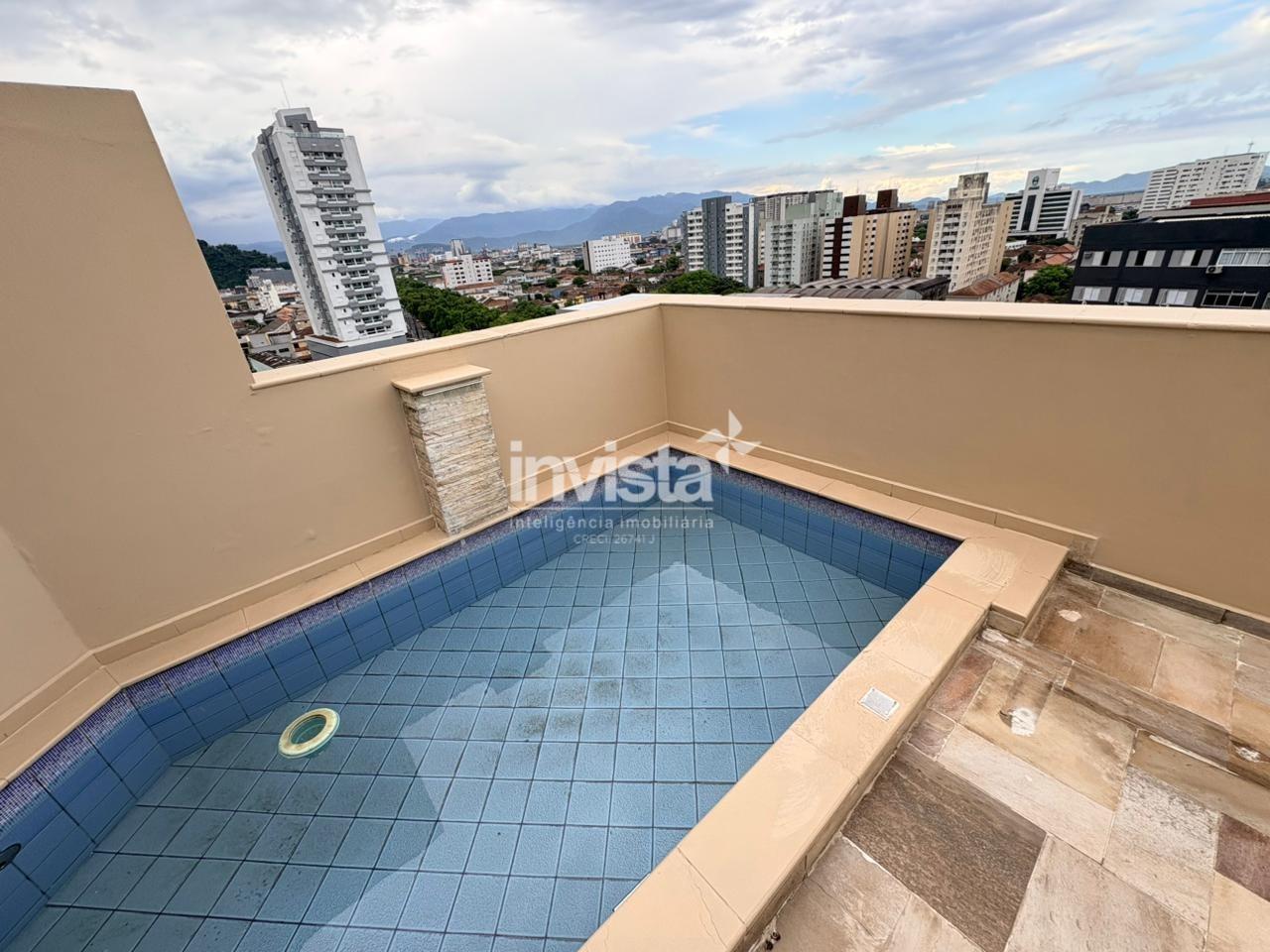 C&oacute;digo: 4241 R$ 680.000,00 Cobertura &agrave; venda no bairro Vila Mathias 147 m&sup2; 3 quartos 2 vagas - Santos