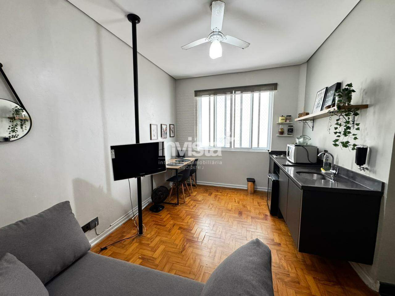 C&oacute;digo: 4962 R$ 280.000,00 Kitnet &agrave; venda no bairro Boqueir&atilde;o 24 m&sup2; 1 quarto 1 vaga - Santos