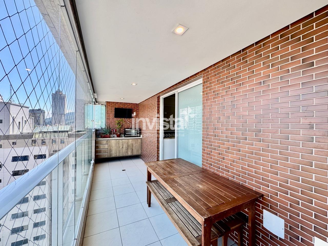 Apartamento &agrave; venda no bairro Pomp&eacute;ia - Santos