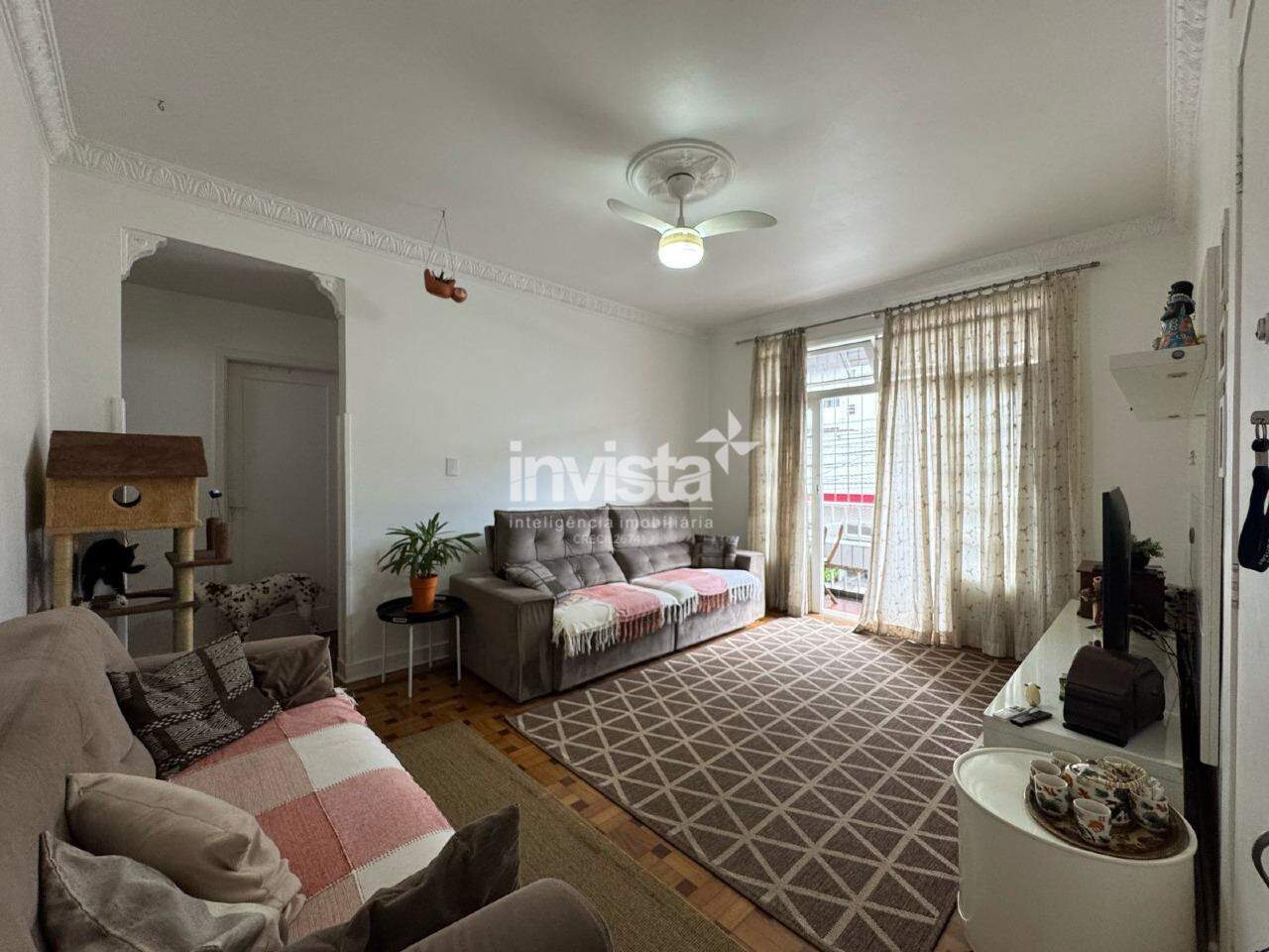 C&oacute;digo: 9858 R$ 440.000,00 Apartamento &agrave; venda no bairro Campo Grande 96 m&sup2; 2 quartos 1 vaga - Santos