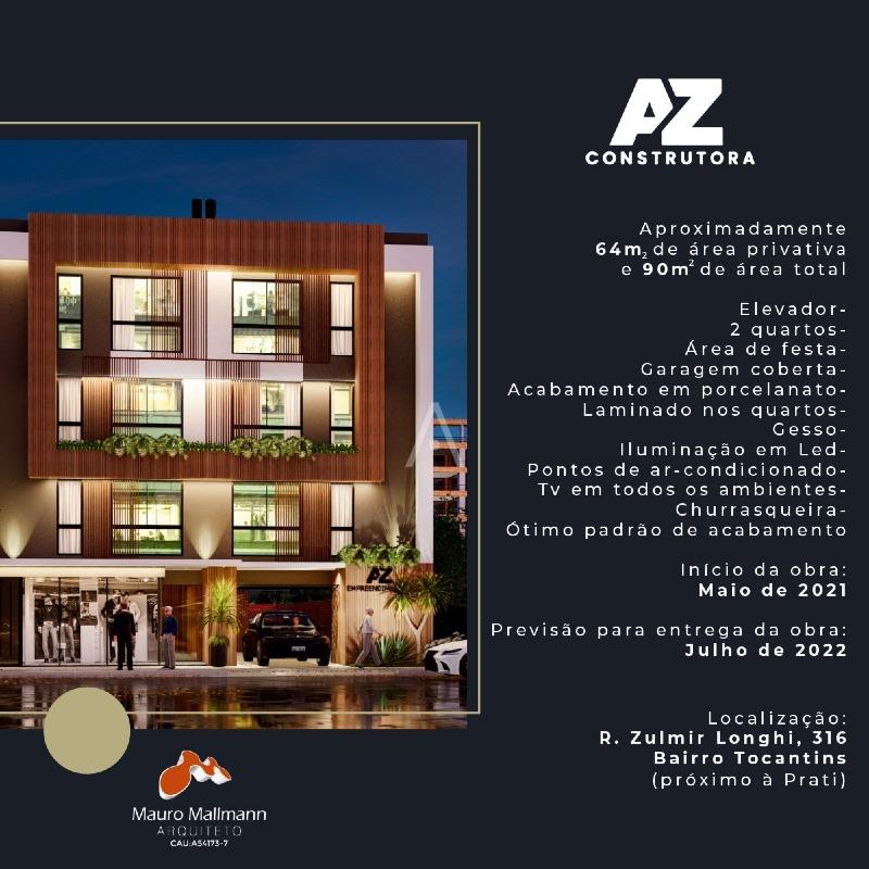 Apartamento para à venda no Bairro JD TOCANTINS em TOLEDO: 