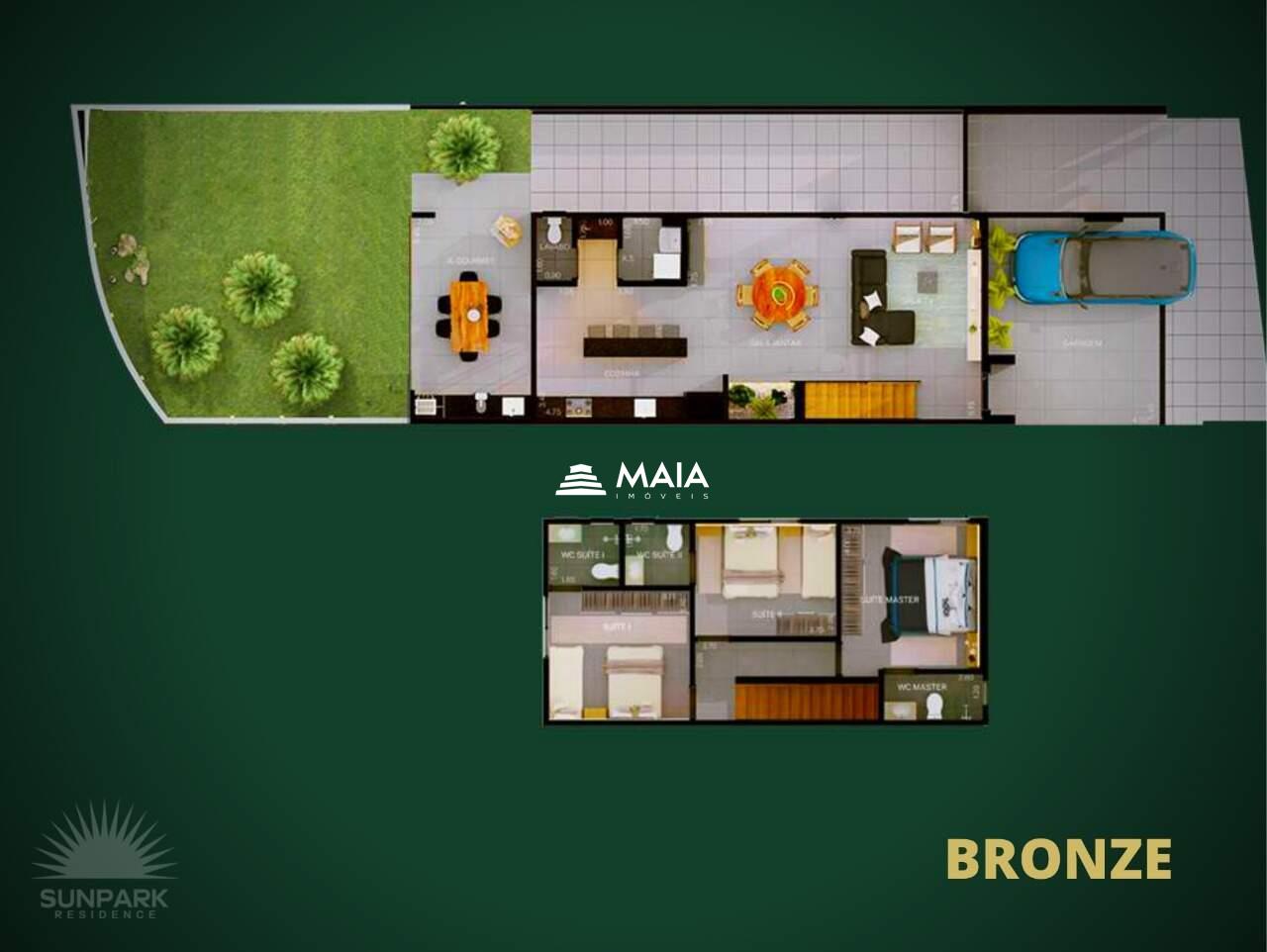 Casa de Condomínio à venda no SUNPARK RESIDENCE: 