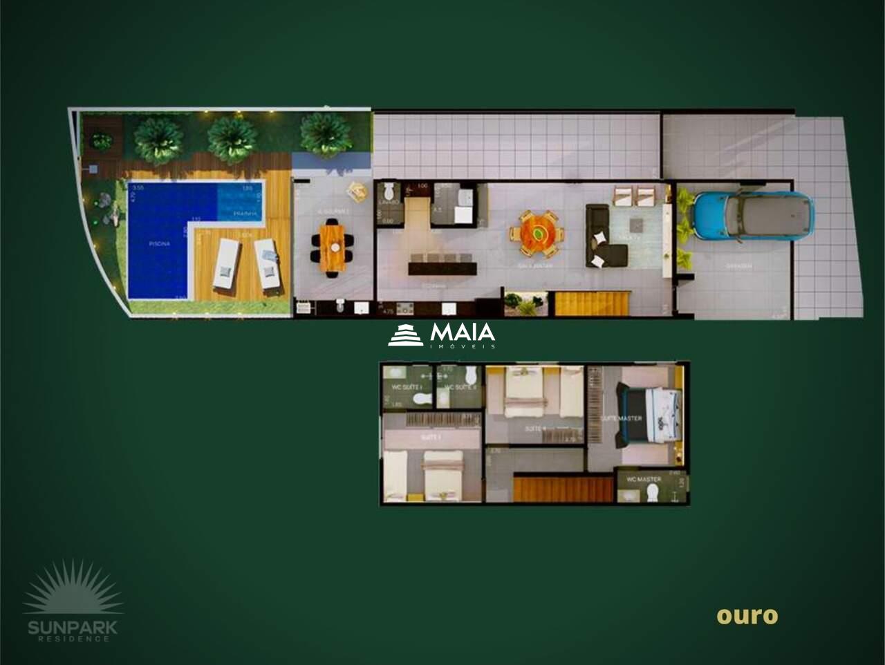 Casa de Condomínio à venda no SUNPARK RESIDENCE: 