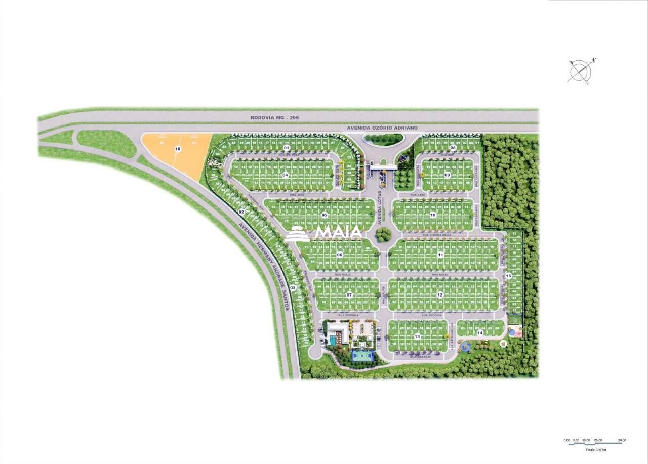 Terreno em Condomínio à venda no Residencial Jardins, Condomínio : 