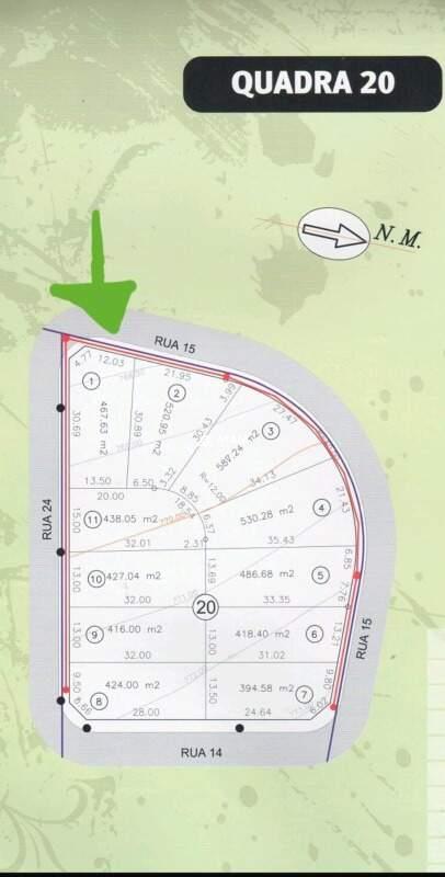 Terreno em Condomínio à venda no Damha I - Res. Uberaba: 