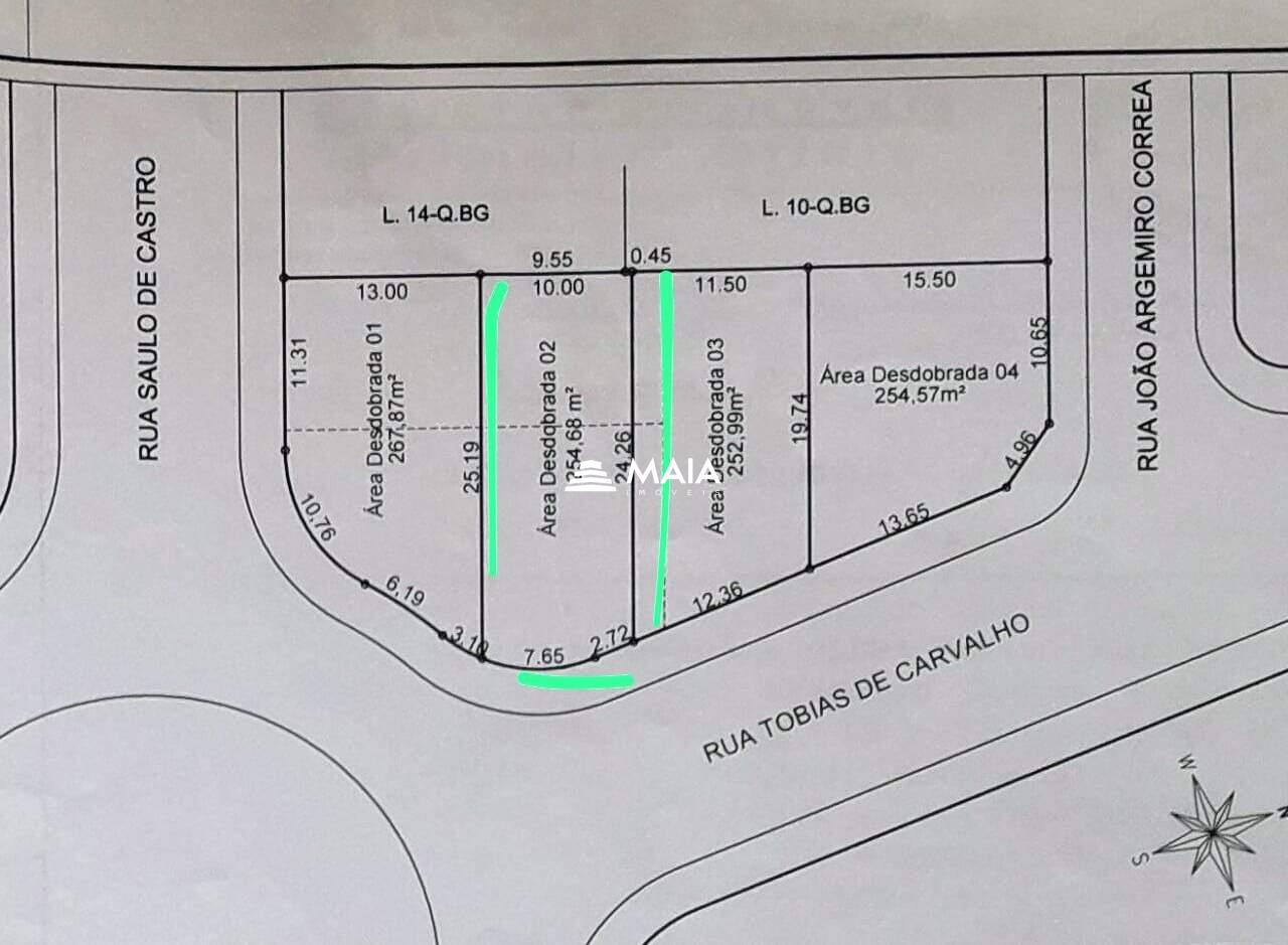 Terreno/Área à venda no Jardim Maracanã: 