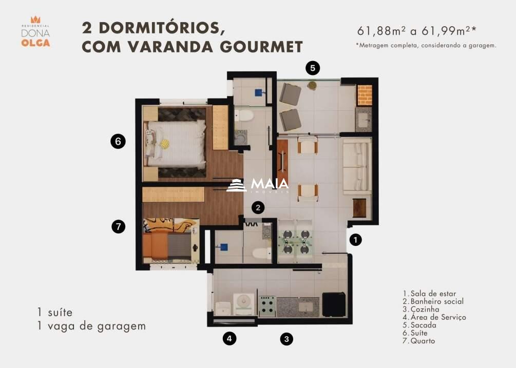 Apartamento à venda no Santa Maria: 