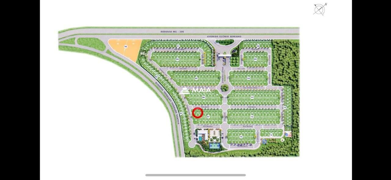 Terreno em Condomínio à venda no Residencial Jardins, Condomínio : 