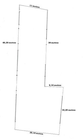 Terreno/Área à venda no Mercês: 