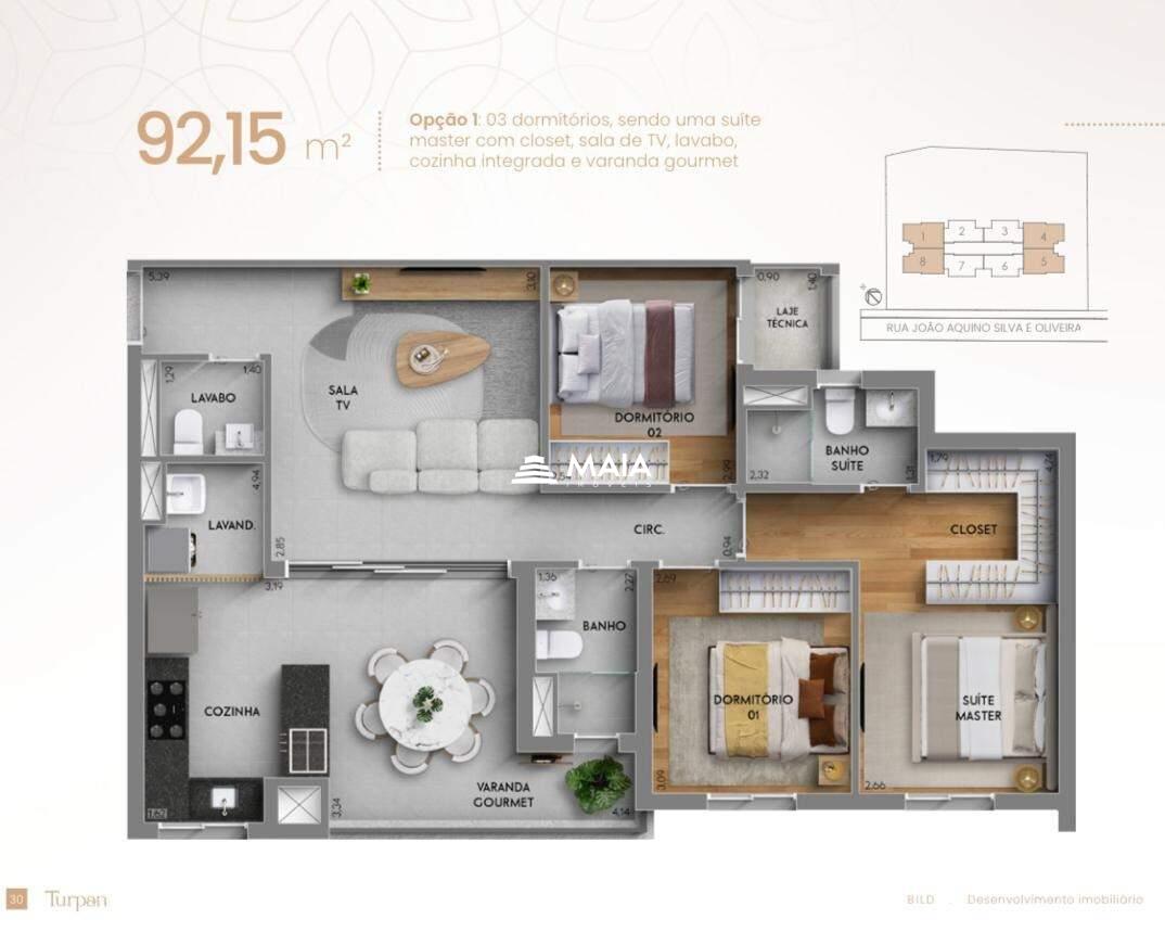 Apartamento à venda no Santa Maria: 