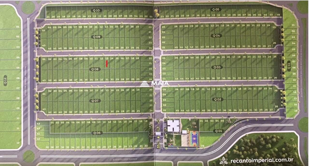 Terreno em Condomínio à venda no Condomínio Recanto Imperial: 