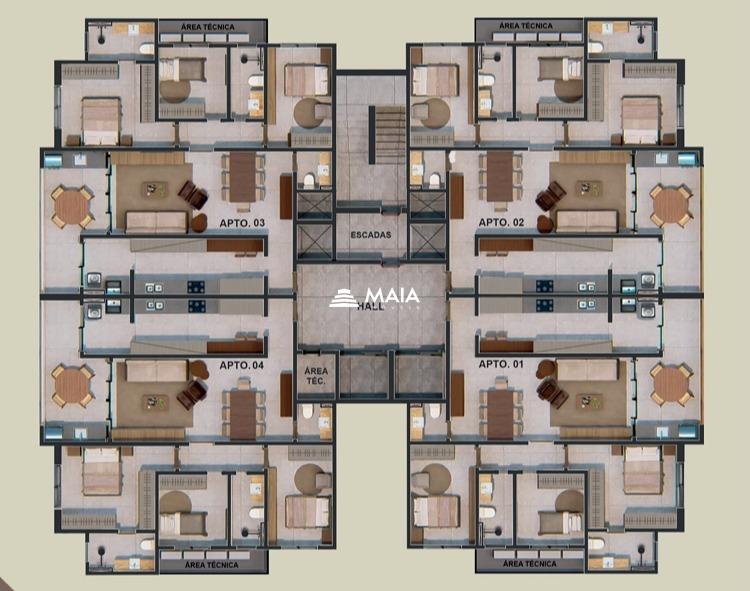 Apartamento à venda no São Benedito: 