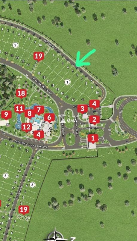 Terreno em Condomínio à venda no Damha III - Res. Uberaba: 