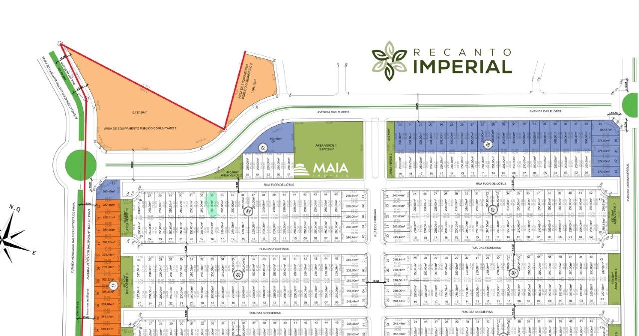 Terreno em Condomínio à venda no Condomínio Recanto Imperial: 