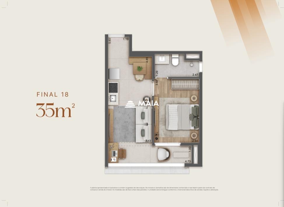 Apartamento à venda no Moema: 