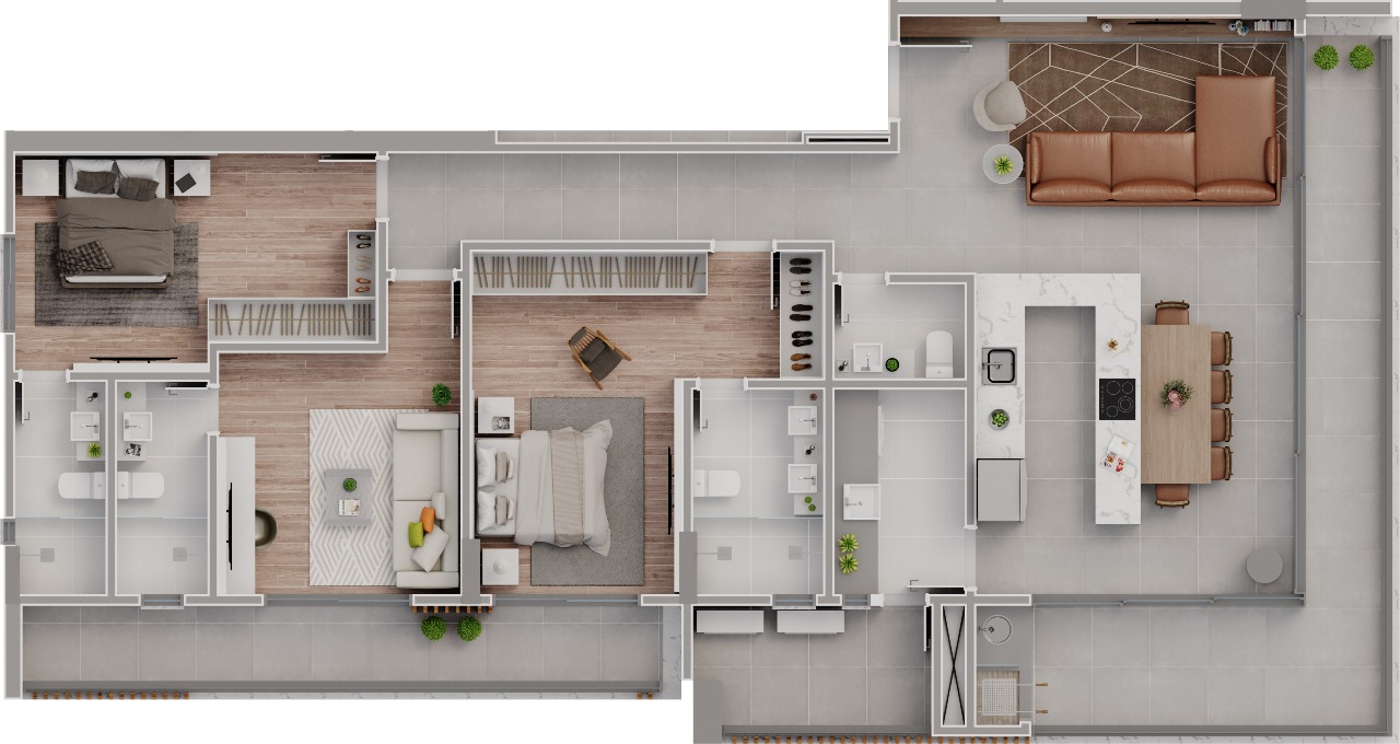 Apartamento 3 suítes à venda no Brava Aikon, na Praia Brava de Itajaí - Foto 12 de 19