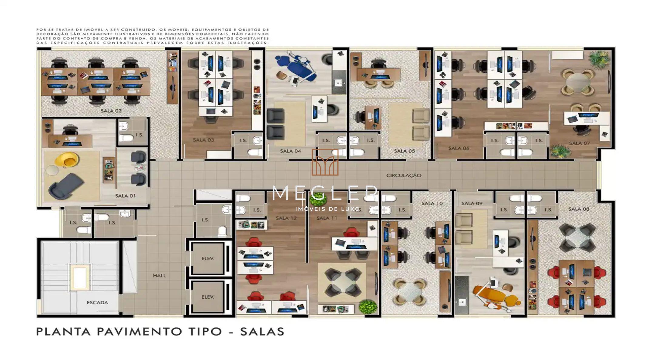 Apartamento à venda no Eldorado: Layout - salas