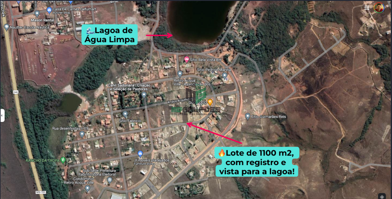 Terreno/Área para à venda no bairro Balneário Água Limpa : 