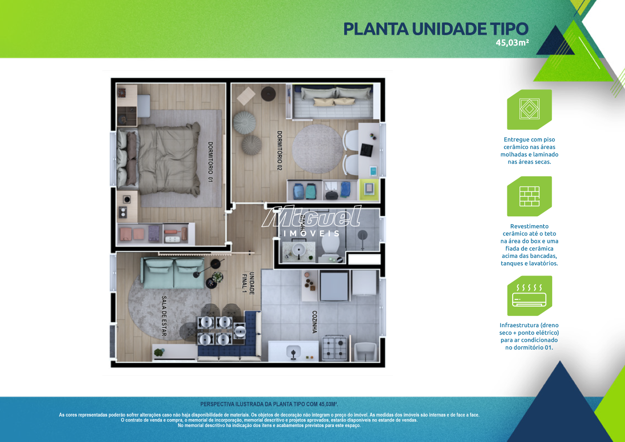Apartamento à venda no Jupiá: 