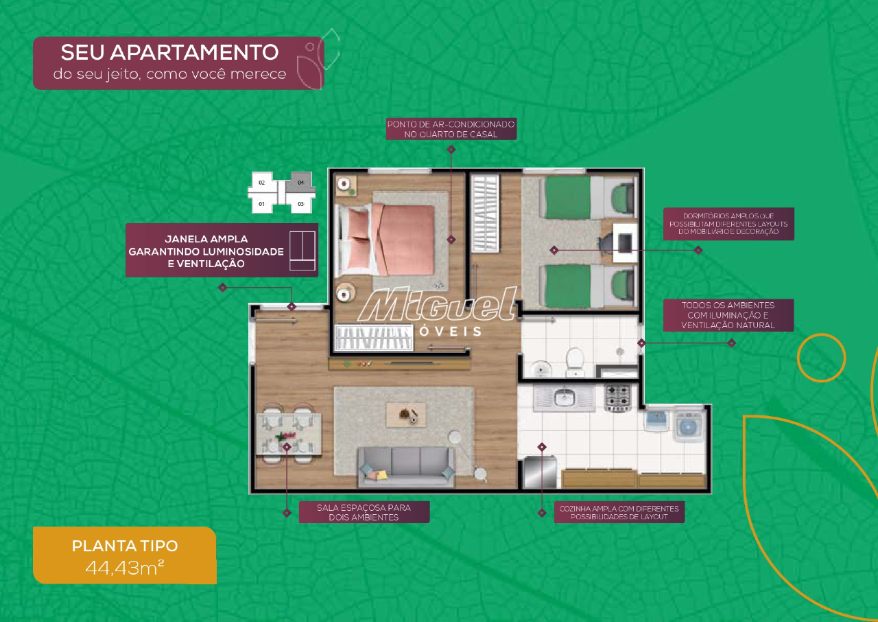 Apartamento à venda no Água Branca: 